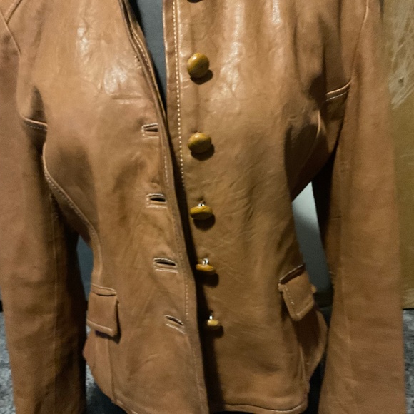 Parri s Firenze italia Jackets & Blazers - PARRI S Vintage leather jacket made in italy. size 42